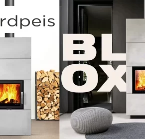 Akumulační kamna BLOX a Nordpeis : Modulární, stylové a úsporné vytápění.