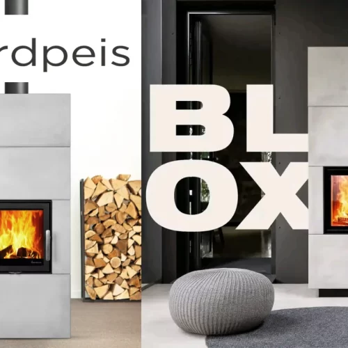 Akumulační kamna BLOX a Nordpeis : Modulární, stylové a úsporné vytápění.